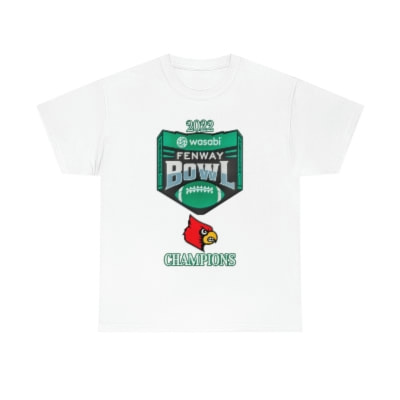 Louisville Cardinals Wasabi Fenway Bowl Champions T-Shirt - Cruel Ball