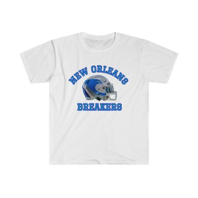 New Orleans Breakers Logo White Youth Premium T-Shirt – Shop USFL